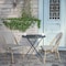 Flash Furniture BlackWhite French Bistro Stacking Chair SDA-AD642107-BLKWH-LTNAT-GG - alternate 5